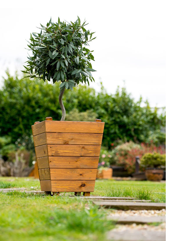 Wood Planters